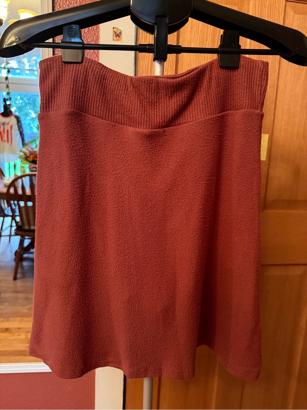 Women’s Rose Pink Knit A-Line Skort